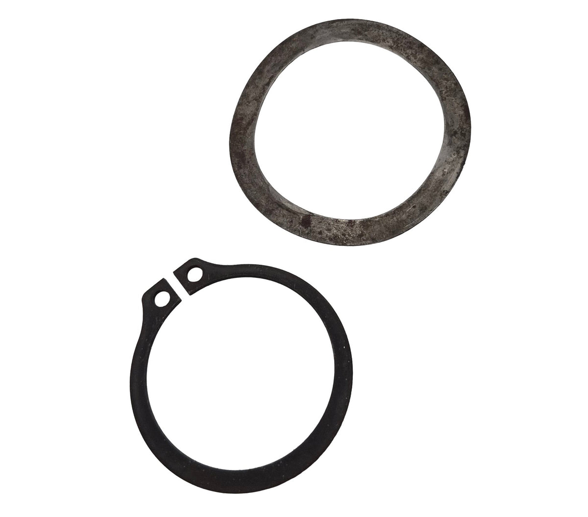 Anillo de retención de 1-5/8 y arandela ondulada de 5/8 de diámetro
