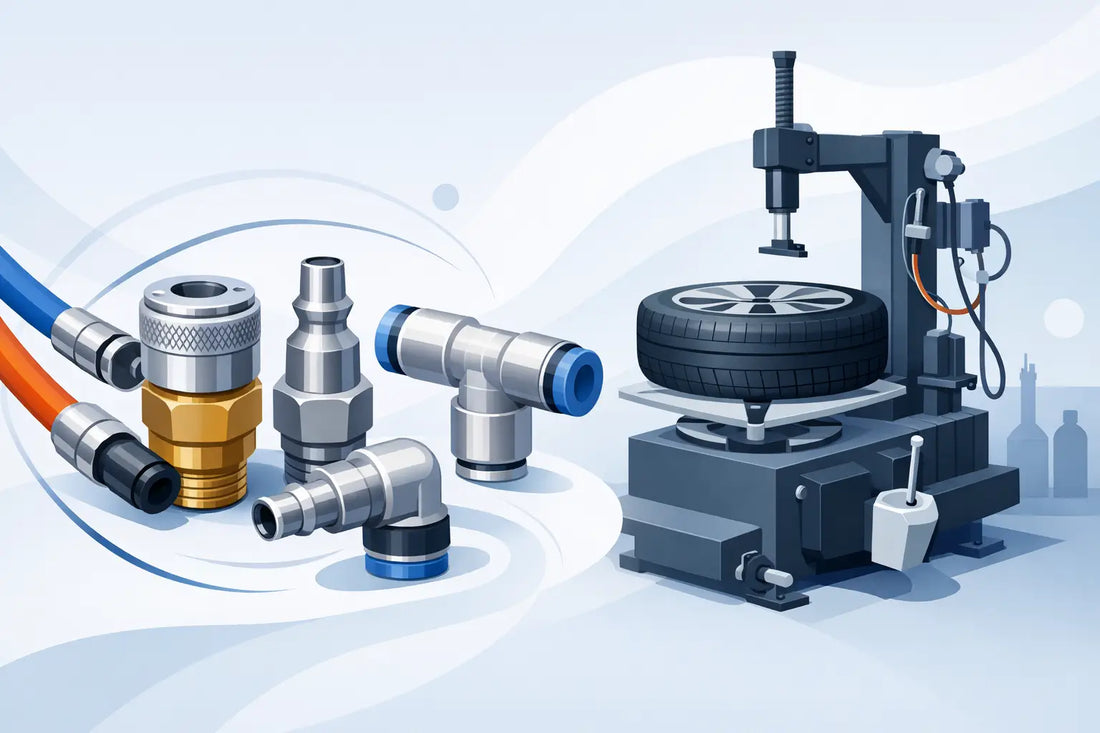 Tire Changer Pneumatic Fittings That Fit Right