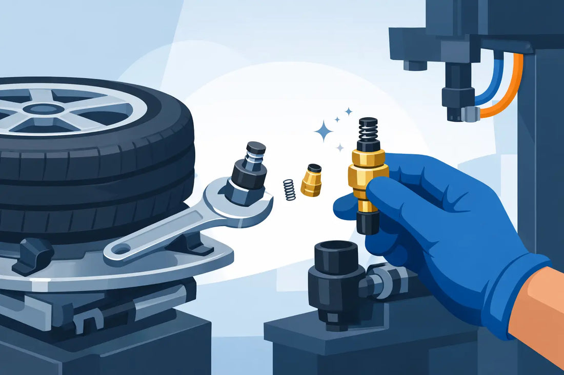 Tire Changer Air Valve Replacement Done Right