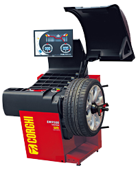 Nueva equilibradora de ruedas Corghi EM9580 AED606