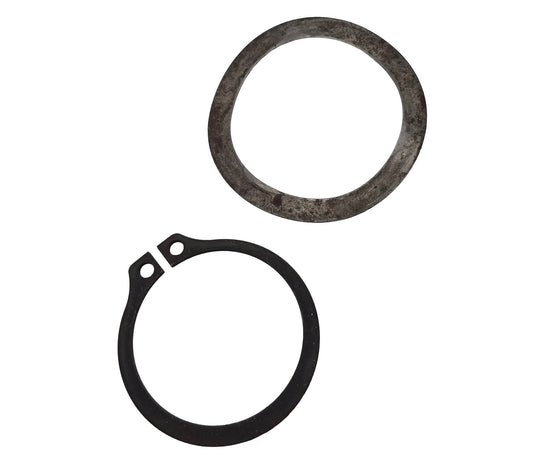 Anillo de retención de 1-5/8 y arandela ondulada de 5/8 de diámetro