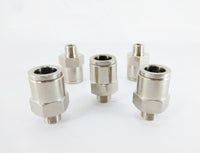 Racord recto de latón de 6 mm x 1/8"