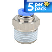 RACOR RECTO DE 6 MM x 1/4"