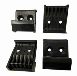 Paquete de 4 protectores de abrazaderas para motocicleta