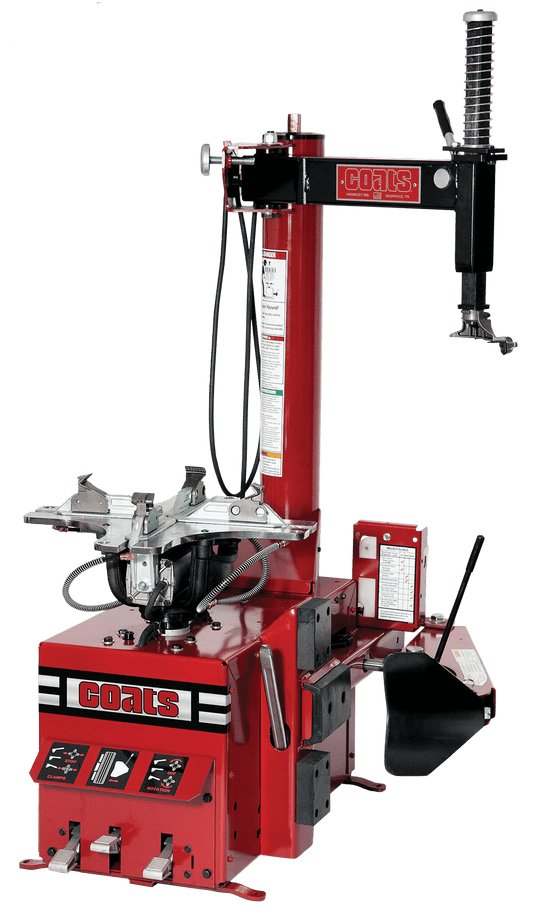Desmontadora de neumáticos Coats RC-45 con sujeción de llanta y suministro gratuito de 1 año de cabezales de montaje (duckheads)
